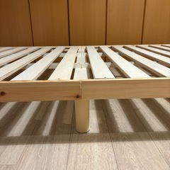 【ニトリ】美品　
ベットフレーム　セミダブル の画像