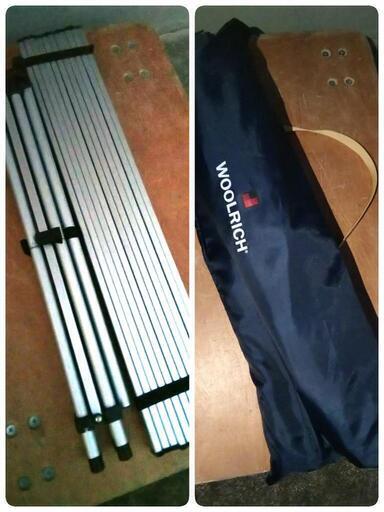 ロールテーブル　グリルラック付　アウトドアテーブル　ウールリッチ そろそろソロキャン！:WOOLRICH バーベキューテーブルS