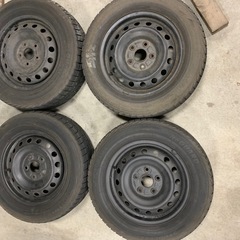 15x6J  5H 鉄チン　195/65R15　ヨコハマ　アイス...