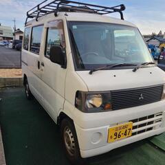 滋賀発！三菱 ミニキャブ AT　タイベル交換済　ルーフキャリア付 車検満タンの画像