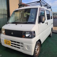 滋賀発！三菱 ミニキャブ AT　タイベル交換済　ルーフキャリア付...