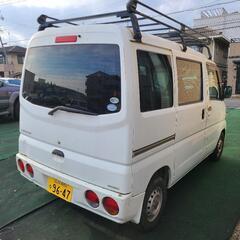 滋賀発！三菱 ミニキャブ AT　タイベル交換済　ルーフキャリア付 車検満タンの画像