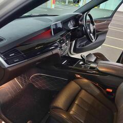 滋賀！X5Msportsサンルーフ茶皮35d！車検長！carplay、AndroidAUTO対応！の画像