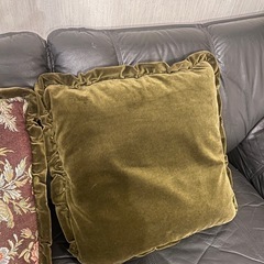 ベルベット　ゴブラン　ジャガード　クッションカバーの画像