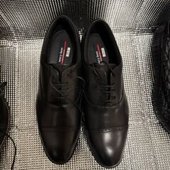 【未使用】黒のドレスシューズとカジュアルスニーカー3点セット 26.5センチの画像