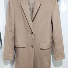 ウールカシミヤチェスター女性用9割新の画像