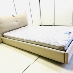 ニトリ セミダブルベットマトレ付きの画像