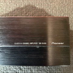 カロッツェリア　パワーアンプ　ケンウッドCDオーディオMP3