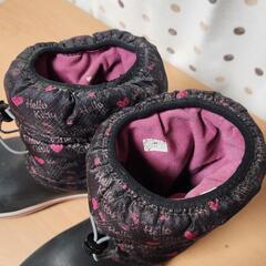 crocs　クロックス　ハローキティコラボ　スノーブーツ　23～24cm　スノトレ　防寒靴　冬靴の画像