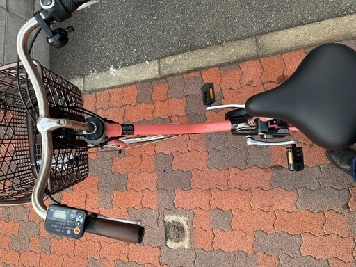 ピンク 電動アシスト自転車 26インチ