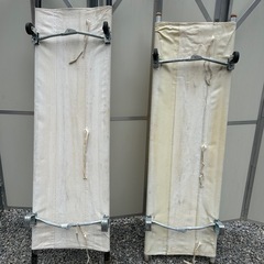 医療用 担架 折りたたみ 折畳 布製品 介護 緊急 搬送 2セットの画像