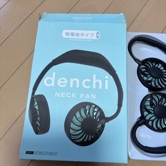 首掛け扇風機の画像