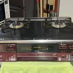 Ｒｉｎｎａｉ　ガステーブル　ガスコンロ　ＬＰガス用　グリル付き　...