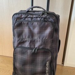 ソフトスーツケース　キャスター付き　黒の画像
