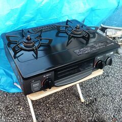 ★お届け可!!★ リンナイ ガスコンロ ガステーブル LPガス KSR562BKRの画像