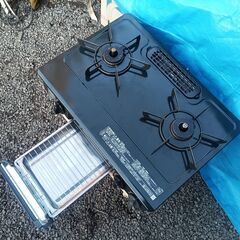 ★お届け可!!★ リンナイ ガスコンロ ガステーブル LPガス KSR562BKRの画像