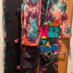 スノボ用品一色の画像