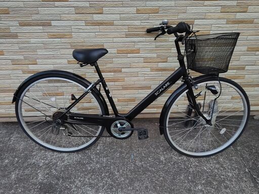 中古自転車 6段変速 27インチ LEDオートライト 軽整備済み 防犯登録対応 町田市 相模原市 MM593