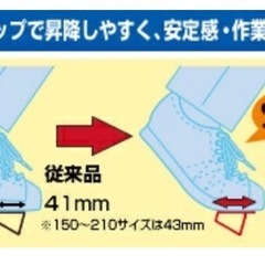 (決まりました)はしご兼用脚立 6段 6尺の画像