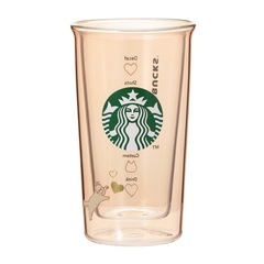 スターバックス バレンタイン ダブルウォールグラス 限定