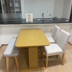 取り置き中】ニトリ ダイニングテーブル チェアセット