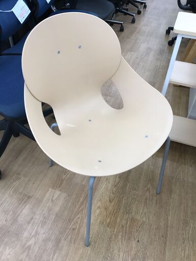 ★ジモティ割あり★  チェア ナチュラル クリーニング済み KJ7718