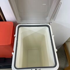 ゴミ箱　No.824　ベージュ　リス　45L　ワンハンドパッキンペール　【リサイクルショップどりーむ荒田店】の画像