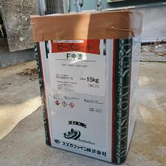 あげます。0円　外壁用の水性塗料(フッ素中塗り)　艶消し　新製品
