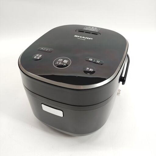 1/18終 SHARP シャープ 3合炊き 炊飯器 KS-CF05B-B 2022年製 動作品 25a菊TK