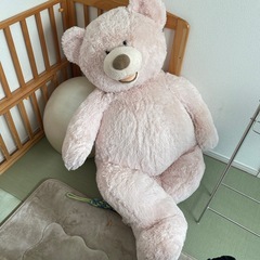 コストコ　クマのぬいぐるみ　ピンク