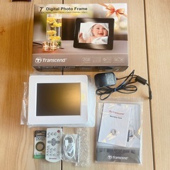 【美品】デジタルフォトフレーム Transcend PF730 ...
