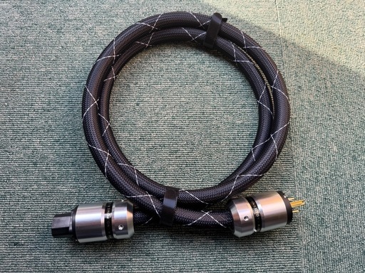 HiFiオーディオ電源ケーブル　純銅3ピン