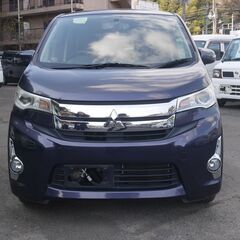 (6264)27万  H26(2014)年　ekカスタム　AT　ナビ付　紫　走行110,605KMの画像