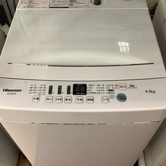 ハイセンス　4.5キロ洗濯機　HW-E4503  リサイクルショップ宮崎屋　佐土原店　25.1.15F