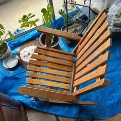 ロッキングチェア　折りたたみ式の画像