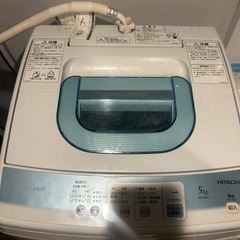 日立　HITACHI 洗濯機　5キロの画像