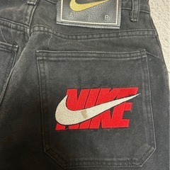 希少  NIKEAIRブラックデニムパンツ