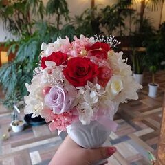 プリザーブドフラワー教室❣️