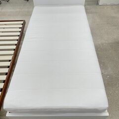 ★ジモティ割あり★ ニトリ ベッドセット 白 H85.2×D97...