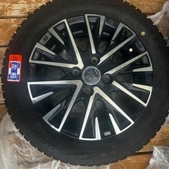 ◆美品◆近場配達可能ブリヂストンスタッドレスタイヤ　155/65/14R ホイールセットの画像