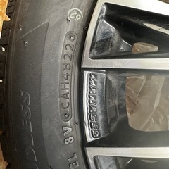 ◆美品◆近場配達可能ブリヂストンスタッドレスタイヤ　155/65/14R ホイールセットの画像