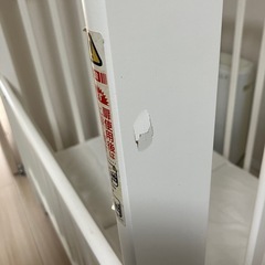 KATOJI ミニ ベビーベッド (白)お譲り致しますの画像