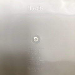 【中古品】like it ライクイット フタ付きゴミ箱 防臭 シールズ25 密閉ダストボックス ホワイト グレー 約25L 日本製の画像