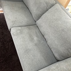グレーソファ　