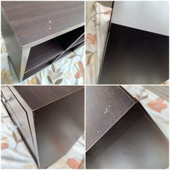 B358  ラック　はめ込み式収納BOX付き　【中古】  の画像