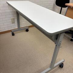 【中古良品】2人用会議用デスクチェアセット 学習塾でも便利


