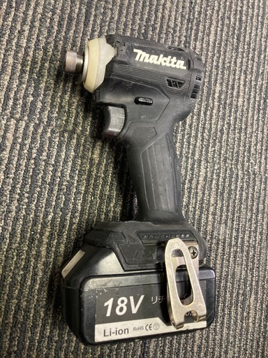 マキタ　18V  TD171 インパクトドライバー　バッテリー付き