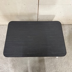 【31】黒の長方形座卓 白い脚の画像
