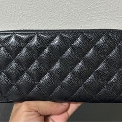 【掲載終了】CHANEL シャネルキャビアスキンマトラッセA50097ラウンドジップ長財布の画像