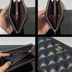 【掲載終了】CHANEL シャネルキャビアスキンマトラッセA50097ラウンドジップ長財布の画像